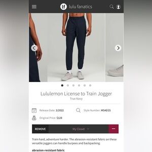 LICENSE TO TRAIN JOGGERS  LULULEMON